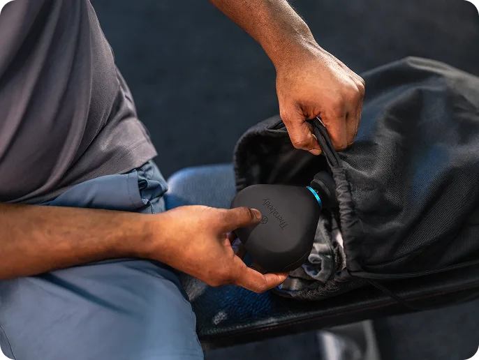 Theragun Mini Plus – Travel lock for worry-free transport